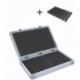 Euro Box / Container Case for model railway locomotives, wagons and vehicles - 20 slots for Z Gauge - vertical