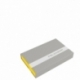 Feldherr Magnetic Box amarillo para maquetas de locomotoras, vagones y vehículos - 6 ranuras para el indicador Z - vertical