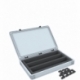 Euro Box / Container Case para locomotoras, vagones y vehículos de aeromodelismo - 3 ranuras para el indicador S - horizontal