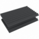 EUMEWE050 560 mm x 360 mm x 36 mm Feldherr zig-zag pattern foam tray for Euro Container 60 x 40