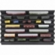 EUMEWE050 560 mm x 360 mm x 36 mm Feldherr zig-zag pattern foam tray for Euro Container 60 x 40