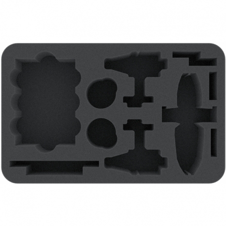 HSMFAU050BO Feldherr foam tray for Star Wars Armada: 2 Hardcell-class Transport + 1 Munificent-class Frigate