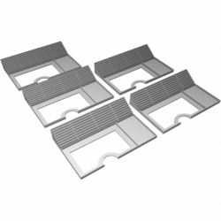 5 pcs. value pack Feldherr Player Dashboard for Mansions of Madness Second Edition