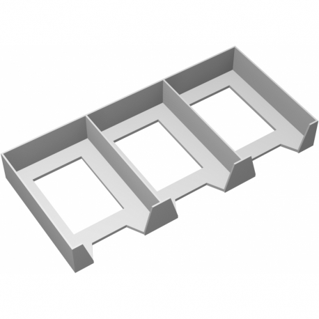 Feldherr Card Holder for game cards in Mini European Board Game Size - 120 cards - 3 compartments