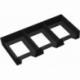 Feldherr Card Holder for game cards in Mini European Board Game Size - 120 cards - 3 compartments
