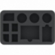 HS045A020 Feldherr foam tray for Warcaster: Neo-Mechanika - cards, tokens, and dice - 10 compartments