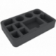 HS045A020 Feldherr foam tray for Warcaster: Neo-Mechanika - cards, tokens, and dice - 10 compartments
