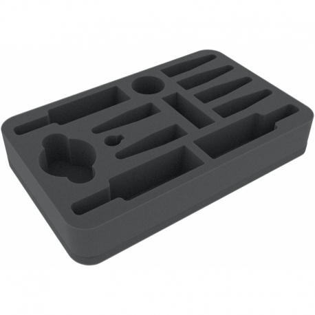 HSHB045BO 45 mm half-size foam tray for Dropfleet Commander - PHR Cruiser and Frigates + FREE capsule for pegs