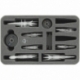HS045DF01 45 mm half-size foam tray for Dropfleet Commander - PHR Cruiser and Frigates + FREE capsule for pegs