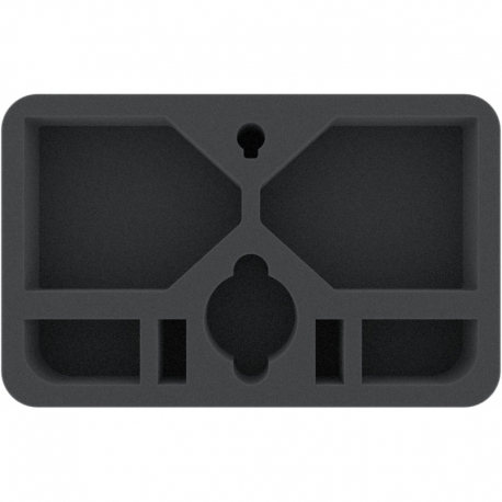 HSHH050BO 50 mm half-size foam tray for Dropfleet Commander - Scourge Battleships + FREE capsule for pegs