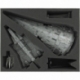 FSJT090BO Bandeja espuma 90 mm tamaño completo Star Wars X-WING Imperial Raider
