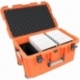 Case / Trolley for 24 tablets in thin sleeves compartments 14 mm wide