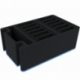Case / Trolley for 24 tablets in thin sleeves compartments 14 mm wide