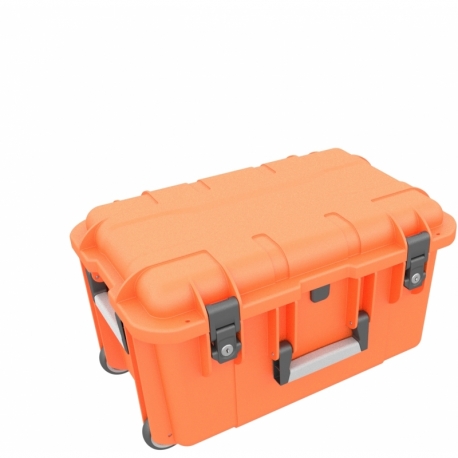 Case / Trolley for 24 tablets in XL sleeves compartments 66 mm wide