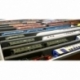 ZLUH0043BO 1005 mm x 715 mm x 43 mm Espuma incrustaciones en galga H0 horizontal 10 ranuras maquetas locomotoras, vagones...