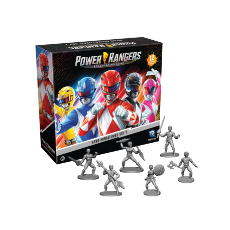 Power Rangers Hero Miniatures Set (Inglés)