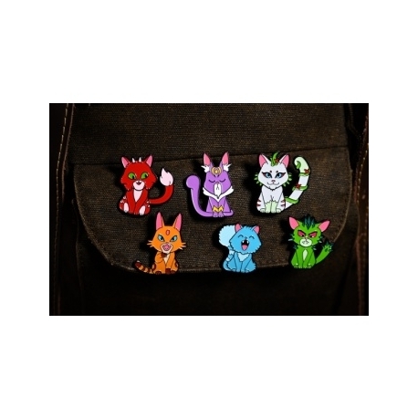 Die Insel der Katzen - Pins (6 Stück) (German)