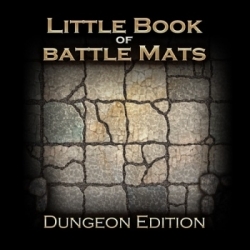 The Little Book of Battle Mats - Dungeon Edition (Inglés)
