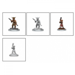 D&D Nolzur's Marvelous Miniatures: Halfling Barbarians (4 Units)