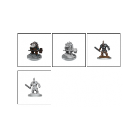 D&D Nolzur's Marvelous Miniatures: Duergar Fighters (4 Units)
