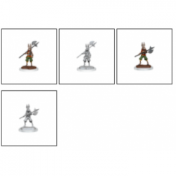 D&D Nolzur's Marvelous Miniatures: Harengon Brigands (4 Units)