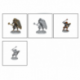 D&D Nolzur's Marvelous Miniatures: Dragonborn Clerics (4 Units)