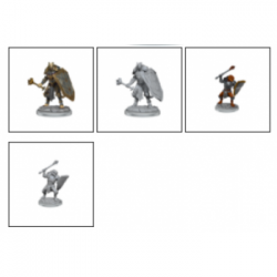 D&D Nolzur's Marvelous Miniatures: Dragonborn Clerics (4 Units)
