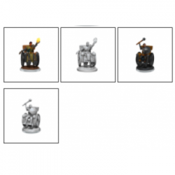 D&D Nolzur's Marvelous Miniatures: Human Clerics (4 Units)