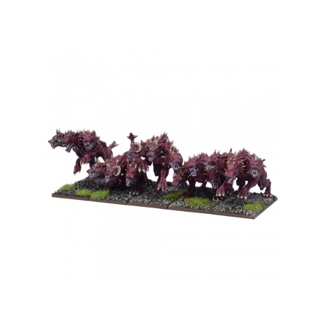 Kings of War: Forces of the Abyss - Hellhound Troop (Inglés)