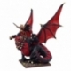Kings of War: Abyssal Dwarf Iron-caster on Great Winged Halfbreed (Inglés)