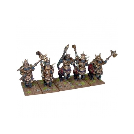 Kings of War: Abyssal Dwarf Half Breed Cavalry (Inglés)