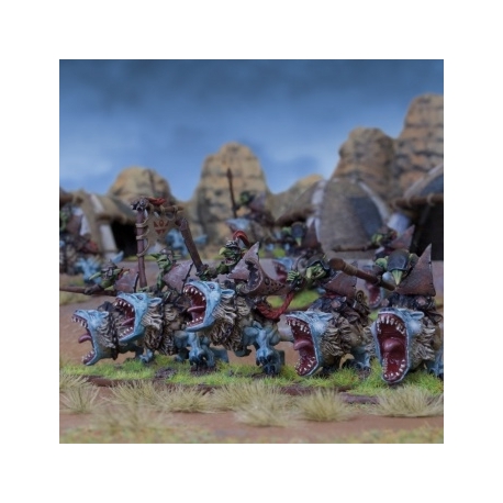 Kings of War: Goblin Flebag Riders (English)