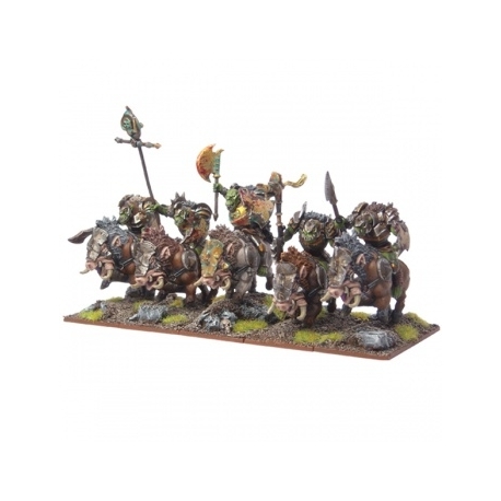 Kings of War: Orc Gore Rider Regiment (Inglés)