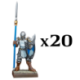 Kings of War: Basilean Men-at-arms Regiment (Inglés)