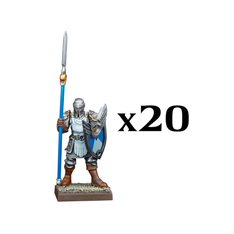 Kings of War: Basilean Men-at-arms Regiment (Inglés)