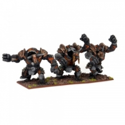 Kings of War: Abyssal Dwarf Lesser Obsidian Golems (Inglés)