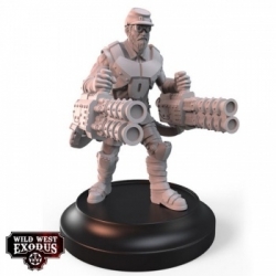 Wild West Exodus: Confederate Trooper with Heavy Slugger (English)