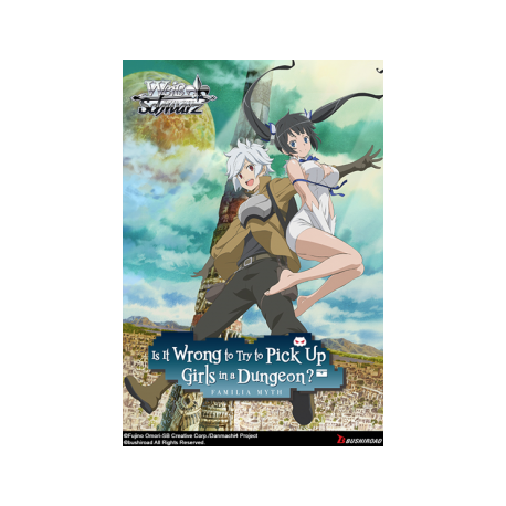 Weiß Schwarz - Booster Display Is It Wrong to Try to Pick Up Girls in - Dungeon? (16 Packs) (English)