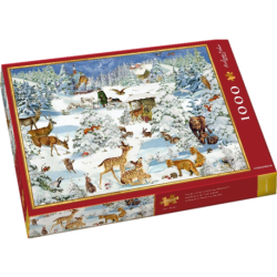 Animals In The Snow (72466) Puzzle 1000 Pieces