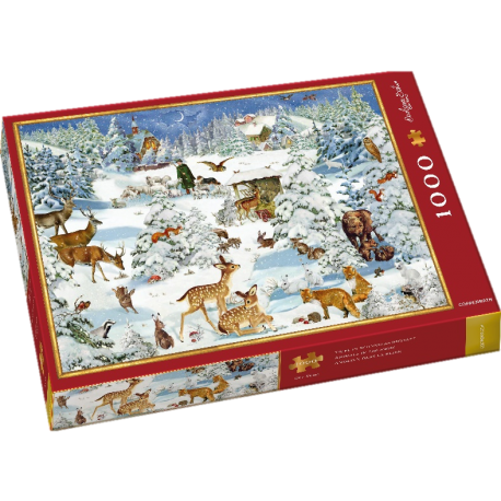 Animals In The Snow (72466) Puzzle 1000 Pieces
