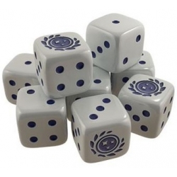 Federation Dice (X9) - Star Trek: Ascendancy (Inglés)