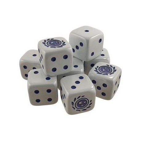 Federation Dice (X9) - Star Trek: Ascendancy (Inglés)