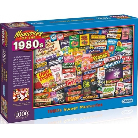 Dulces Memorias De Los Años 80 1000Pzas