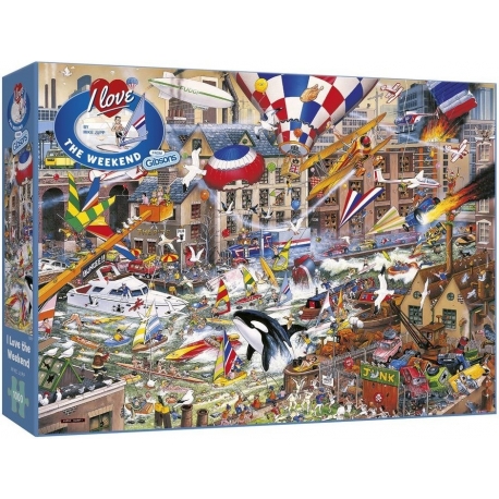 I Love Weekends 1000PCS