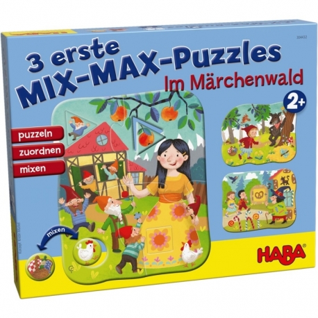 3 Primeros Puzzles Mixmax: En El Bosque De Los Cuentos