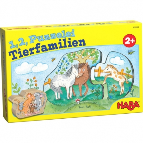1, 2 Puzzéalos - Familias De Animales