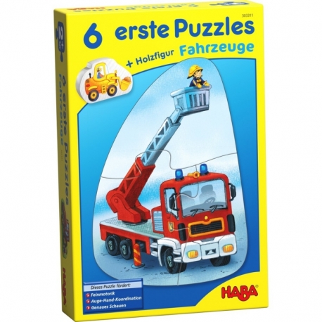 6 First Puzzles - Vehicles