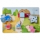 Wooden Puzzle On The Farm