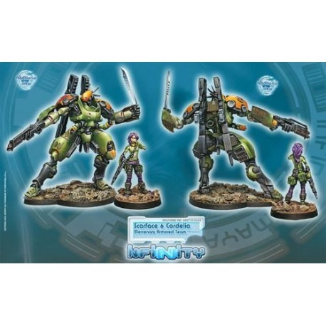 Mercenarios: Scarface Y Cordelia Armored Merc Team