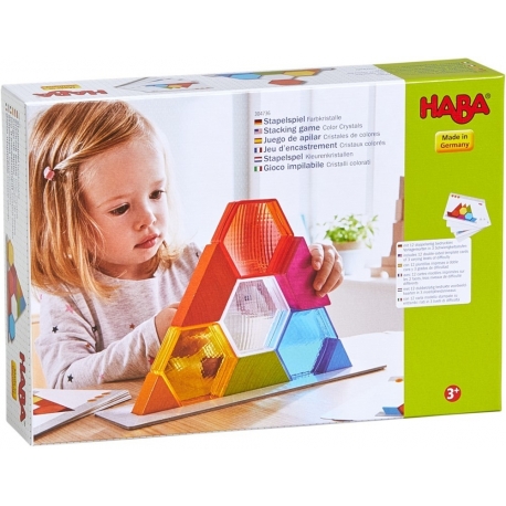 Juego De Apilar Cristales De Colores